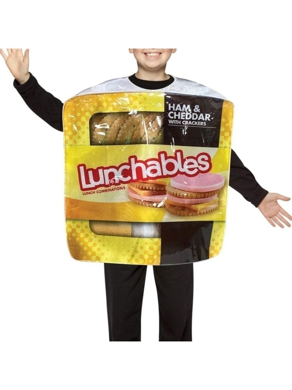 🎃 Lunchables Ham & Cheddar Costume – Fun for Kids, Perfect for Adults Too!